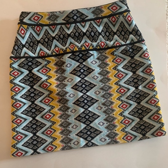 Loft Colorful Geometric Pencil Skirt - Picture 4 of 4